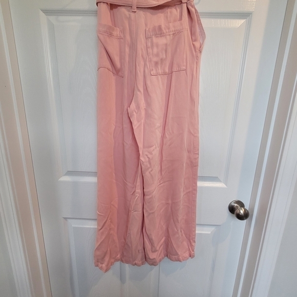 Pink High Rise Wide Leg Women's Pants Size 4 - Picture 2 of 15